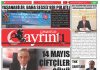 GAZETELERDE BUGÜN
